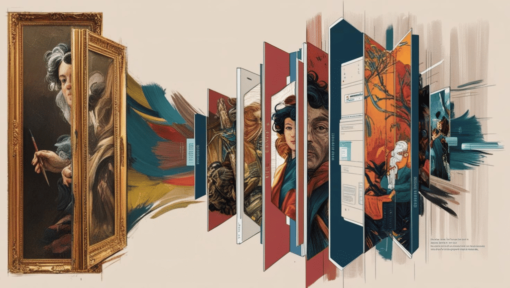 The Evolution of Digital Art from traditional to AI
